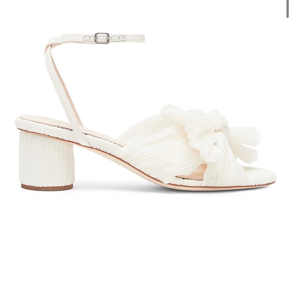 Loeffler Randall Dahlia Knotted Sandal, size 9, color: Pearl